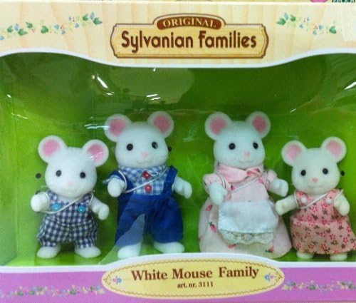 Original Sylvanian Families White Mouse Family by Original Sylvanian Families