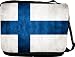 RikkiKnight Finland Flag Messenger Bag - Book Bag ***with matching coin purse wallet*** -School Bag 