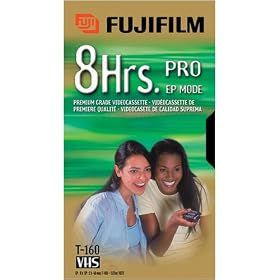 Fuji 23022161 Pro Vhs Video Tape (8 Hrs.)