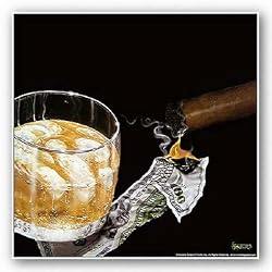 Money To Burn by Michael Godard 11.75"x11.75" Art Print Poster