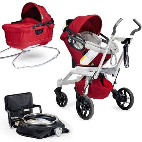 Orbit Baby Stroller Travel System G2 with Bassinet Cradle G2 new production Ruby Slate image