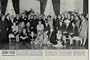 BIRTHDAY PICTURE, Fund raisers pose in White House. Last week for the 11th time a varied assortment of personalities flocked to Washington to help the National Foundation for Infantile Paralysis celebrate President Roosevelt's 63rd birthday. Pictured are Joe E. Brown, Margaret O'Brien, George Murphy, Chandler Roosevelt, Eleanor Lund, Susanna Foster, Mrs. John Roosevelt, Linda Darnell, Gale Storm, Jane Wyman, Mary Margaret Truman, Monty Woolley, Kay Kyser, Gene Kelly, Danny Kaye, Robert E. McMath, Fred Finklehoffe, Myrna Loy, Vice President Truman, Mrs. Truman, Veronica Lake, and Alan Ladd. ..... 1945 LIFE Magazine Picture, A5270A. 19450212