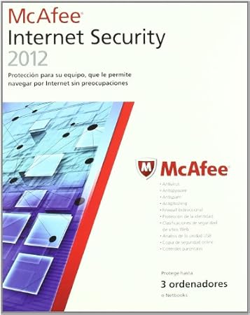 Mcafee Internet Security  2012 - 3 usuarios