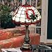 Ohio State Buckeyes Stained Glass Table Lamp