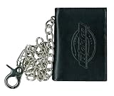 Dickies Men's Trifold Chain Wallet,Black,One Size