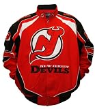 NHL New Jersey Devils Mainline Cotton Twill Jacket (Red/Black, XXX-Large)