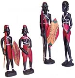 Produkt-Bild: Massai - P&auml;rchen, Afrika Holz-Skulptur