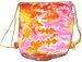 Tie Dye Beach Towel Tote Bag w/straps. 80% Cotton/20% Poly. (707866-PNK)