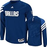 Adidas Dallas Mavericks On-Court Long Sleeve Shooting Shirt Extra Large