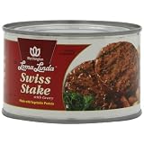 Loma Linda Swiss Stake with Gravy, 13-Ounce Cans (Pack of 12) ~ Loma Linda