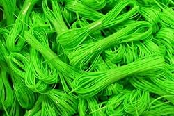 10 yd Neon Green CraftLace Hank