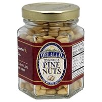DeLallo Pignoli (Pine) Nuts, 2-Ounce Glass Jars (Pack of 3)