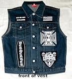 BLACK LABEL SOCIETY BREWTALITY DENIM VEST