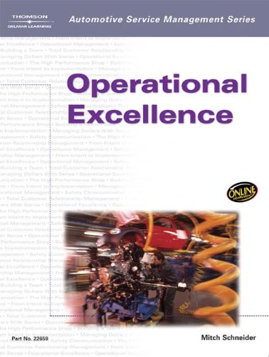 Textbook - Automotive Service Management: Operational Excellence