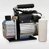 Vacuum Pump Rotary Vane 2.3 CFM 1/4 Hp R134a Hvac Tool Air Conditioning