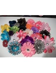 Home: 50 Silk Flowers Mixed Lot Daisies Lilies Peonies Roses Bulk Flowerheads for Hair Clips, Headbands, Scrapbooking SCB Wholesale by SCB Wholesale - SCB Wholesale