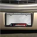 Atlanta Hawks Black Plastic License Plate Frame