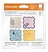 Fiskars 100960-1001 Curvy Square Design Plate Expansion Pack, Medium, 4-Pack