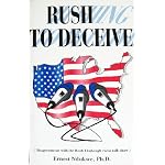Rushing to Deceive (Disagreements With the Rush Limbaugh Radio Talk Show) book cover
