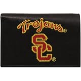 USC Trojans Embroidered Leather Tri-Fold Wallet
