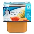Gerber 2nd Foods Sweet Potatoes and Corn - 7.0 oz. 8 Pack, 16 Servings