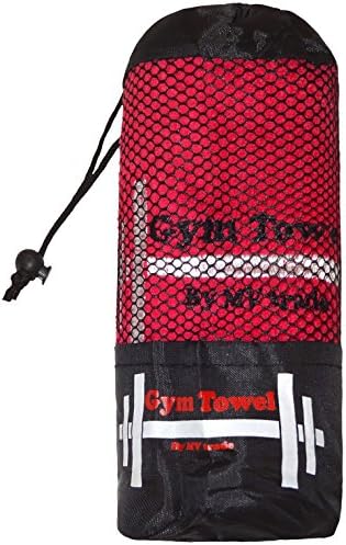 Perfect Fitness Towel - Sports Gym Absorbent Microfibre Towels with Pouch Pink