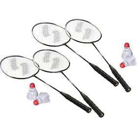 Sportcraft Replacement Badminton Racquets - Set of 4