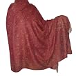 Scarf Shawl Jamawar Wool Pattern Jacquard Design 80 x 40 inches