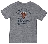NFL Men's Chicago Bears Retro Big Sweep Tee (Dark Grey, X-Large)