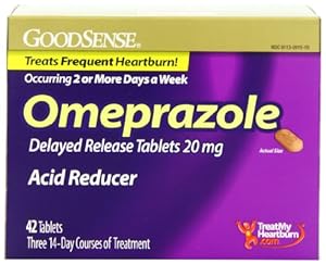 Good Sense Omeprazole Delayed Release, Acid Reducer Tablets 20 mg, 42 Count