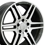 ReviewsWheel1x - AMG Style Replica Wheel with Machined Face Fits Mercedes Benz - Gunmetal 17x7.5 Wheel1x - AMG Style Replica Wheel with Machined Face Fits Mercedes Benz - Gunmetal 17x7.5