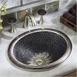 KOHLER K-14234-SP-G9 Serpentine Bronze Design on Intaglio Self-Rimming Lavatory, Sandbar