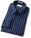 Van Heusen Men's Long Sleeve Wrinkle Free Fancy Broadcloth Stripe Shirt