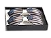 Goson American Flag Mirror Aviator Novelty Decorative Sunglasses (Silver/Black Combo in Black Gift Box)
