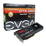 EVGA 896-P3-1257-AR GeForce GTX260 Core 216 Superclocked 896MB DDR3 PCI-Express 2.0 Graphics Card - Lifetime Warranty