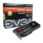 EVGA 896-P3-1257-AR GeForce GTX260 Core 216 Superclocked 896MB DDR3 PCI-Express 2.0 Graphics Card - Lifetime Warranty