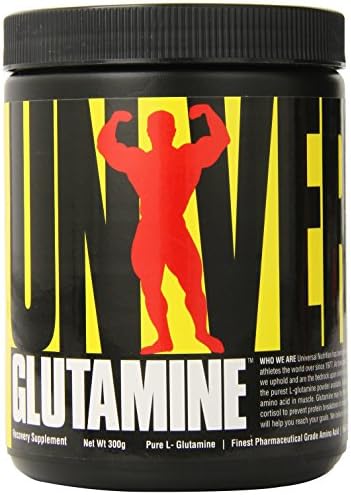 Universal Nutrition Glutamine, Recovery Supplement, 300-Gram Plastic Jars