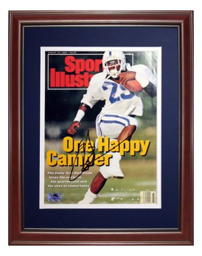 Eric Dickerson Autographed Indianapolis Colts (8/12/91) Deluxe Framed Sports Illustrated Magazine