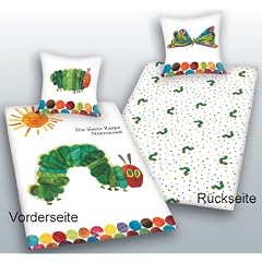 Herding 446001050 Bettw�sche Kleine Raupe Nimmersatt, 80 x 80 cm + 135/200 cm / Linon