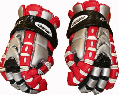 New deBeer GAIT Insanity Lacrosse Gloves RED 12" Medium