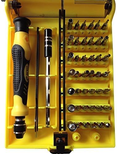 45 in 1 Precision Screwdriver Set Opening Tools Kits/Repair Tool Kits for iPhone/Laptop/Smartphone/MacBook/Xbox with Case by tekit
