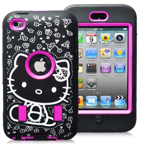 APT® Hard and Soft High Impact Heavy Duty Hybrid Rugged Armor Sports Combo Case for Apple iPod Touch