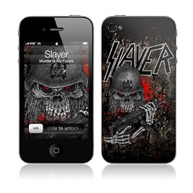 MusicSkins  iPhone 4G �p�t���ی�t�B����  Slayer - Murder Is My Future  iPhone 4G  MSIP4G0288