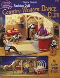 PLASTIC CANVAS FASHION DOLL COUNTRY WESTERN DANCE CLUB