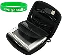 Nylon Hard Shell Cube Case (Black) for Garmin n&uuml;vi 360 3.5-Inch