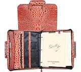 Scully Leather Men's Zip Binder With Drop Handles Croco 96Z Luggage Accessory,Tan Scully Leather Men's Zip Binder With Drop Handles Croco 96Z Luggage Accessory,Tan