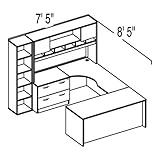 Bush Series C / Corsa Auburn Maple Configuration 34 - Layout for 7