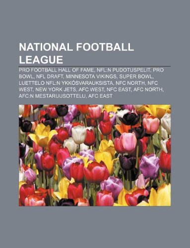 National Football League: Pro Football Hall of Fame, NFL:n pudotuspelit, Pro Bowl, NFL Draft, Minnesota Vikings, Super Bowl (Finnish Edition)