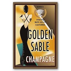 Golden Sable I von Poto Leifi Kunstdruck