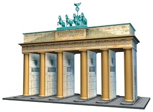 Ravensburger 12551 - Brandenburger Tor-Berlin - 324 Teile 3D Puzzle-Bauwerke